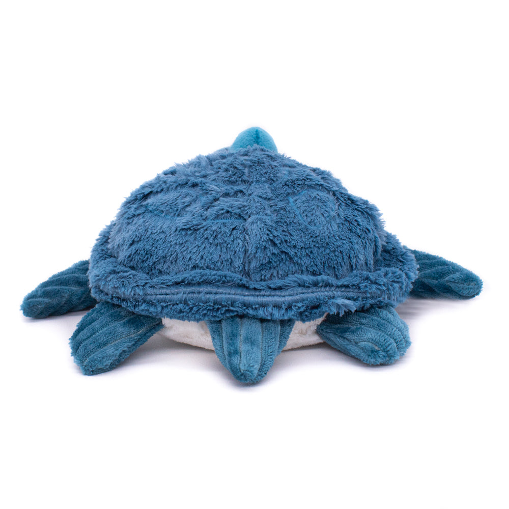 Les Deglingos Knuffel Schildpad Mama Blauw